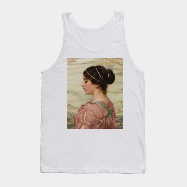 Marcella by John William Godward Tank Top by Classic Art Stall